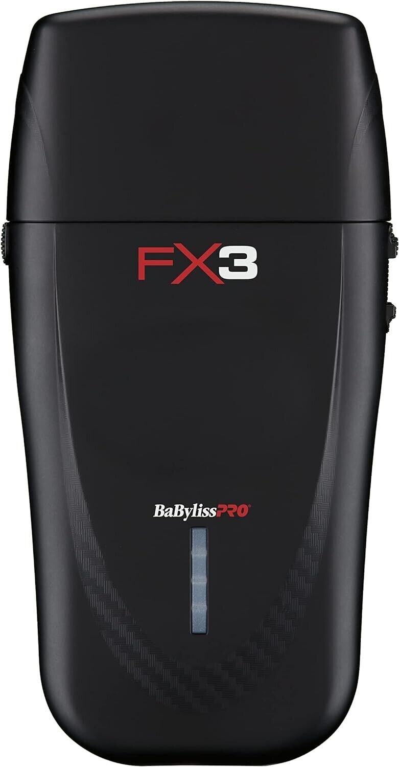 BabylissPRO FX3 Titanium Lithium Double Foil Hair Shaver Babyliss FXX3SB - BLACK
