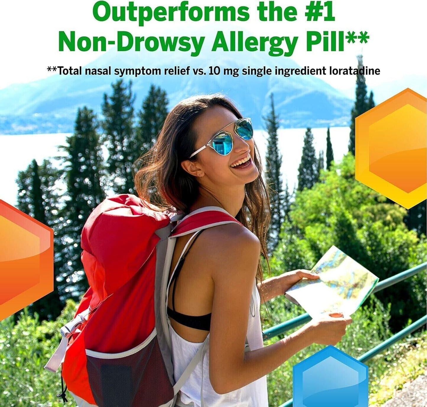 Flonase Allergy & Hayfever Nasal Spray 24HR Relief Non-Drowsy Formula 144 Sprays