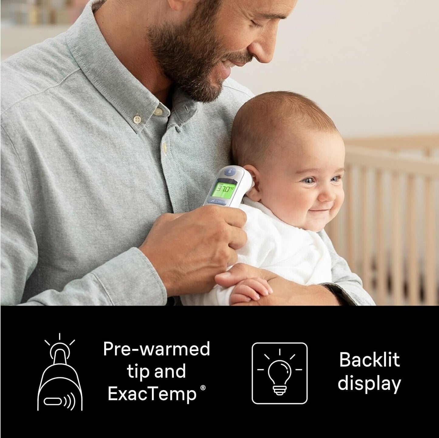 Braun IRT6520 ThermoScan 7 Ear Professional Thermometer Age Precision WHITE NEW