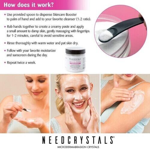 NEEDCRYSTALS MICRODERMABRASION CRYSTALS Anti Aging Exfoliator FREE EXPRESS POST