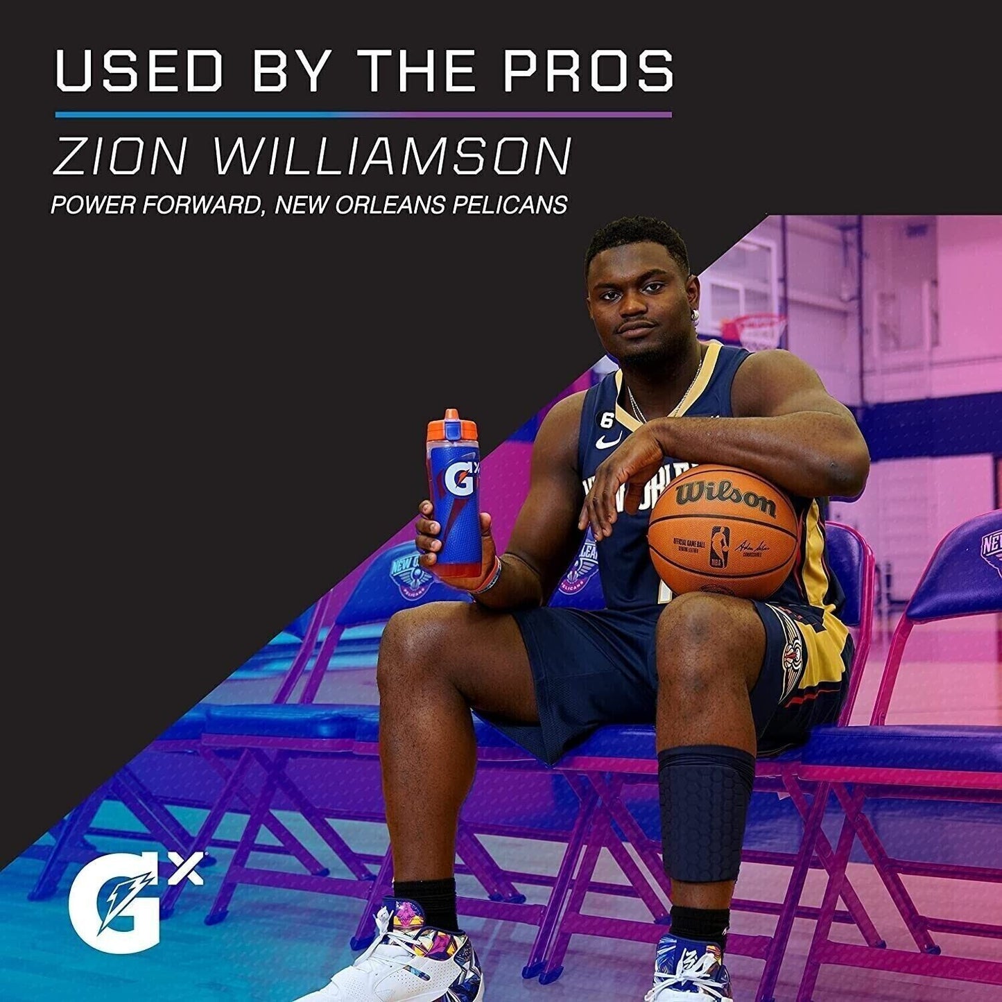 Gatorade Gx Sports Drink Bottle EASY GRIP LEAK PROOF BPA FREE 887mL - WHITE