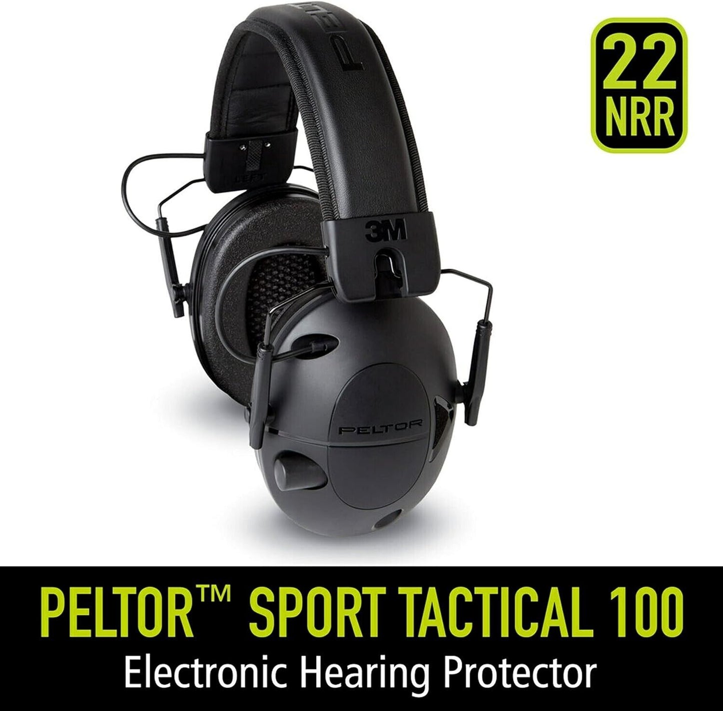 3M Peltor Sport Tactical 100 NRR 22 dB Electronic Bluetooth Hearing Protector