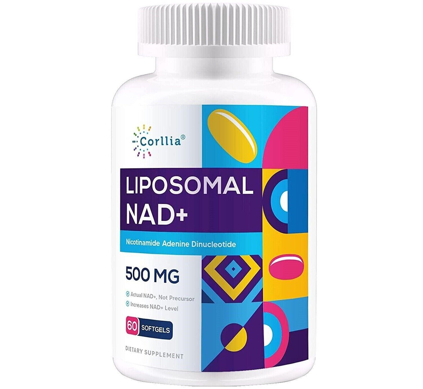 LIPOSOMAL NAD+ 500mg + TMG 250mg ACTUAL NAD+! Not Precursor! ANTI-AGING FORMULA