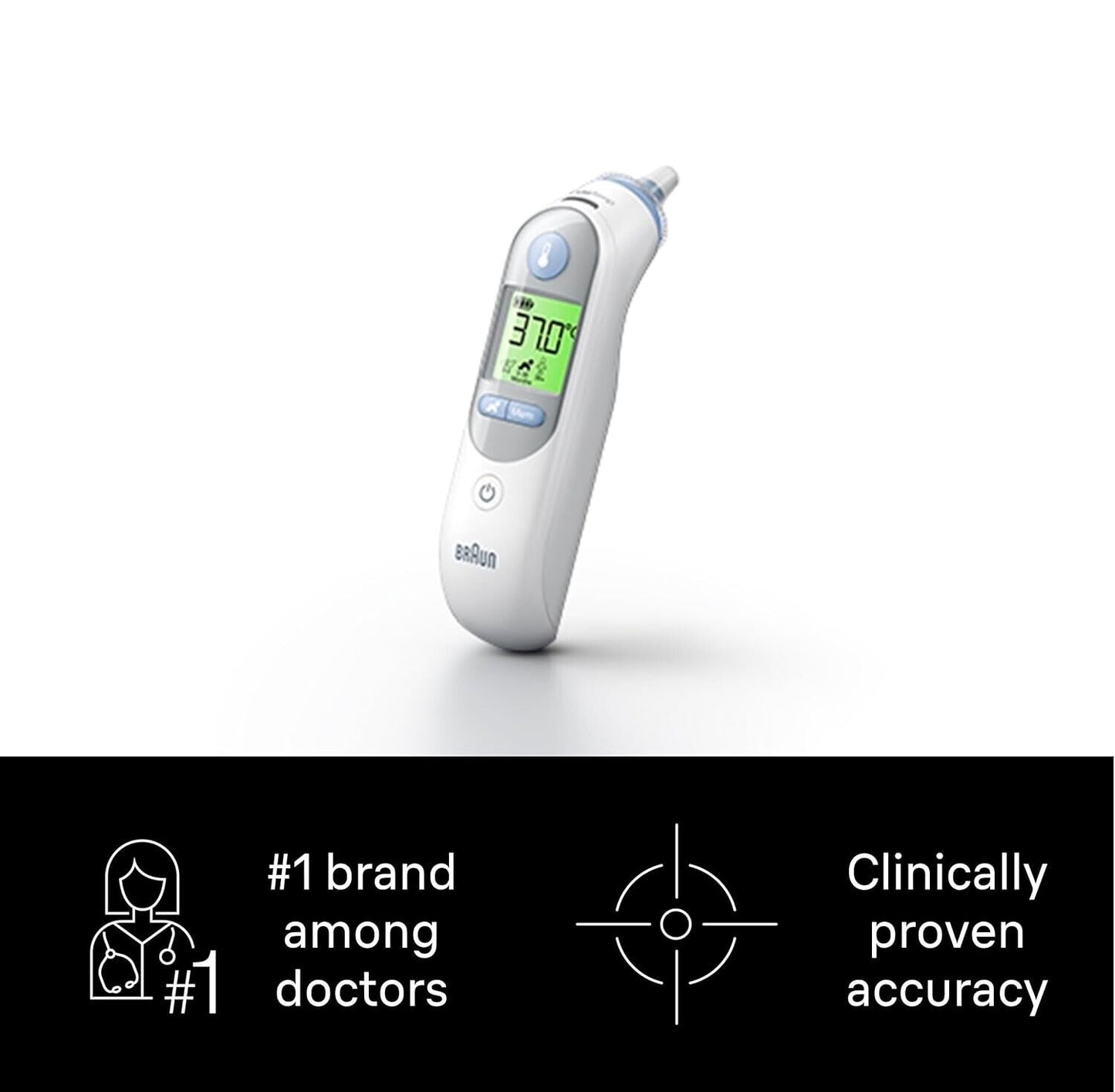 Braun IRT6520 ThermoScan 7 Ear Professional Thermometer Age Precision WHITE NEW