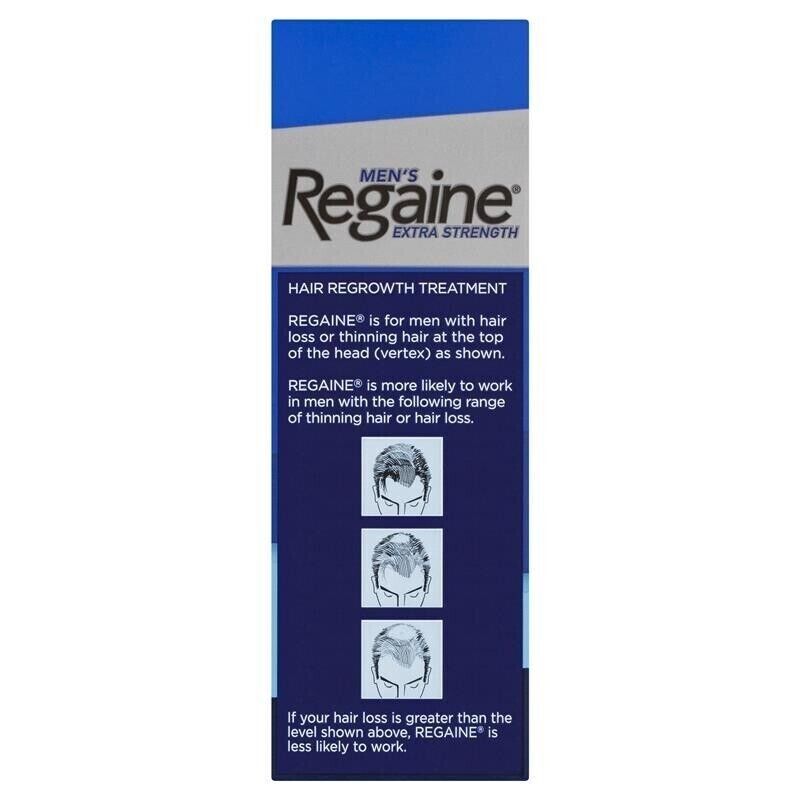 Regaine Rogaine Men's Extra Strength Topical Solution 1 x 60mL (1 Months Supply)