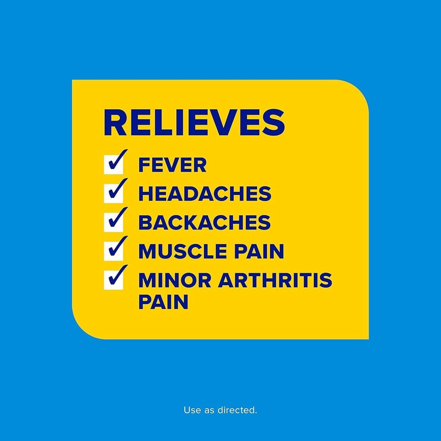 Aleve Easy-Open Arthritis Cap 200 Tablet 12HR Headache Pain Relief Fever Reducer