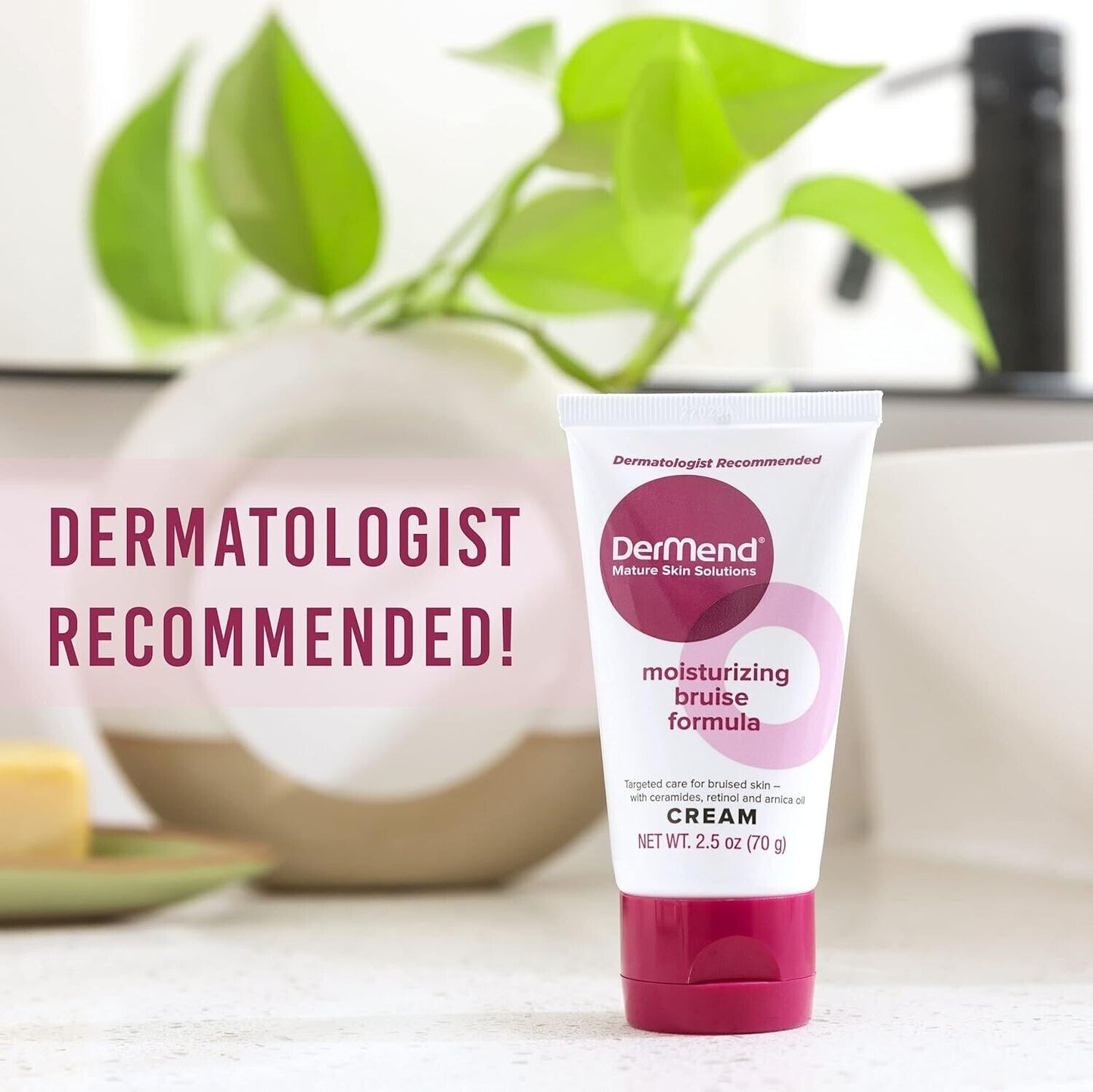 DerMend Moisturising Bruise Cream - Protect, Soothe and Heal Bruised Skin - 70g