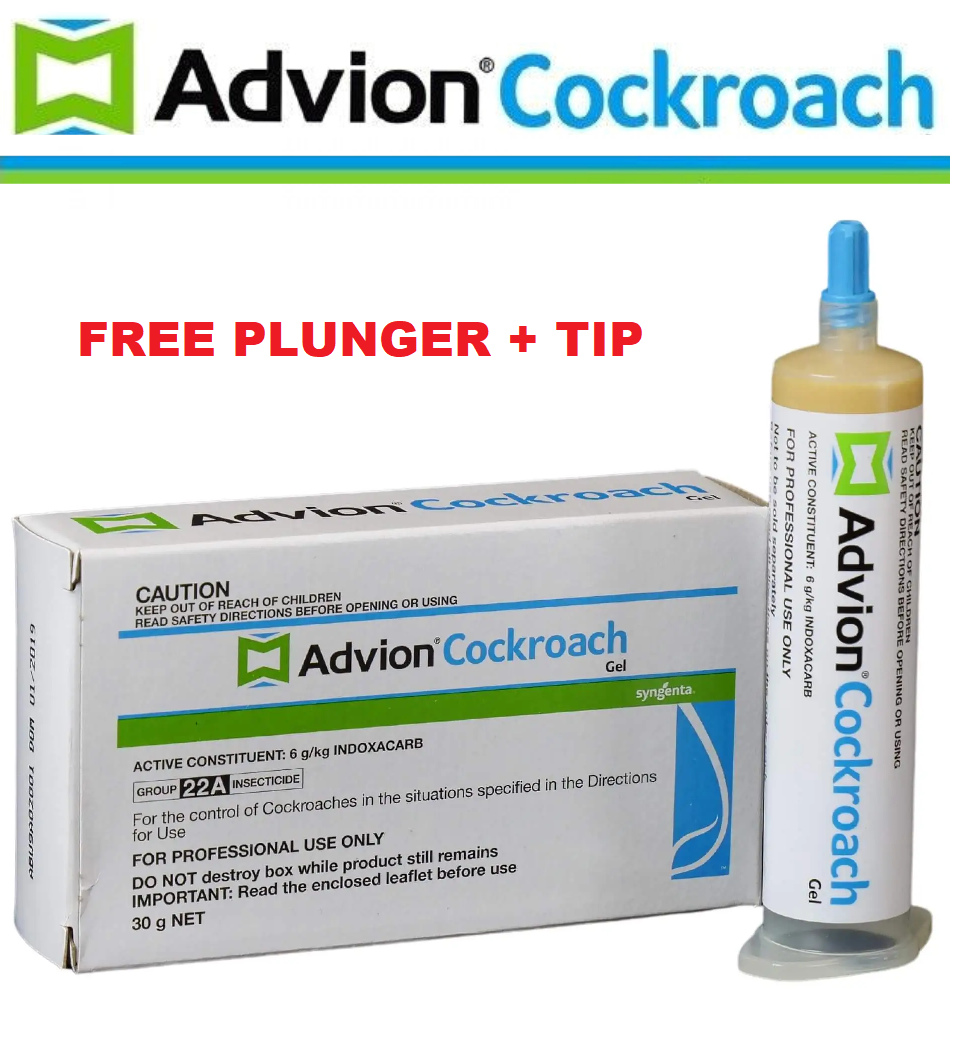Genuine Syngenta Advion Cockroach Gel German Roach FRESH MELB STOCK 1 x 30g Tube