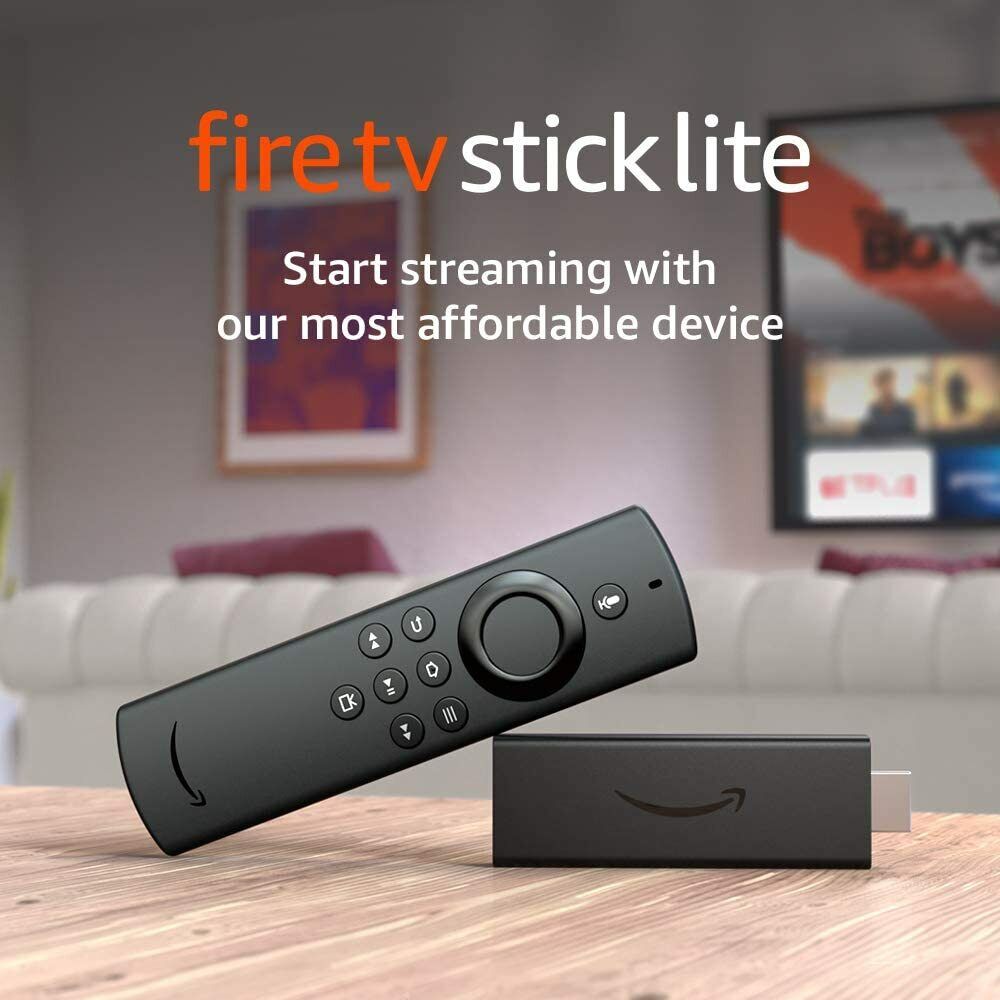 Amazon Fire TV Stick Lite 2020 w/ Alexa VOICE Remote Netflix Disney+ USA VERSION