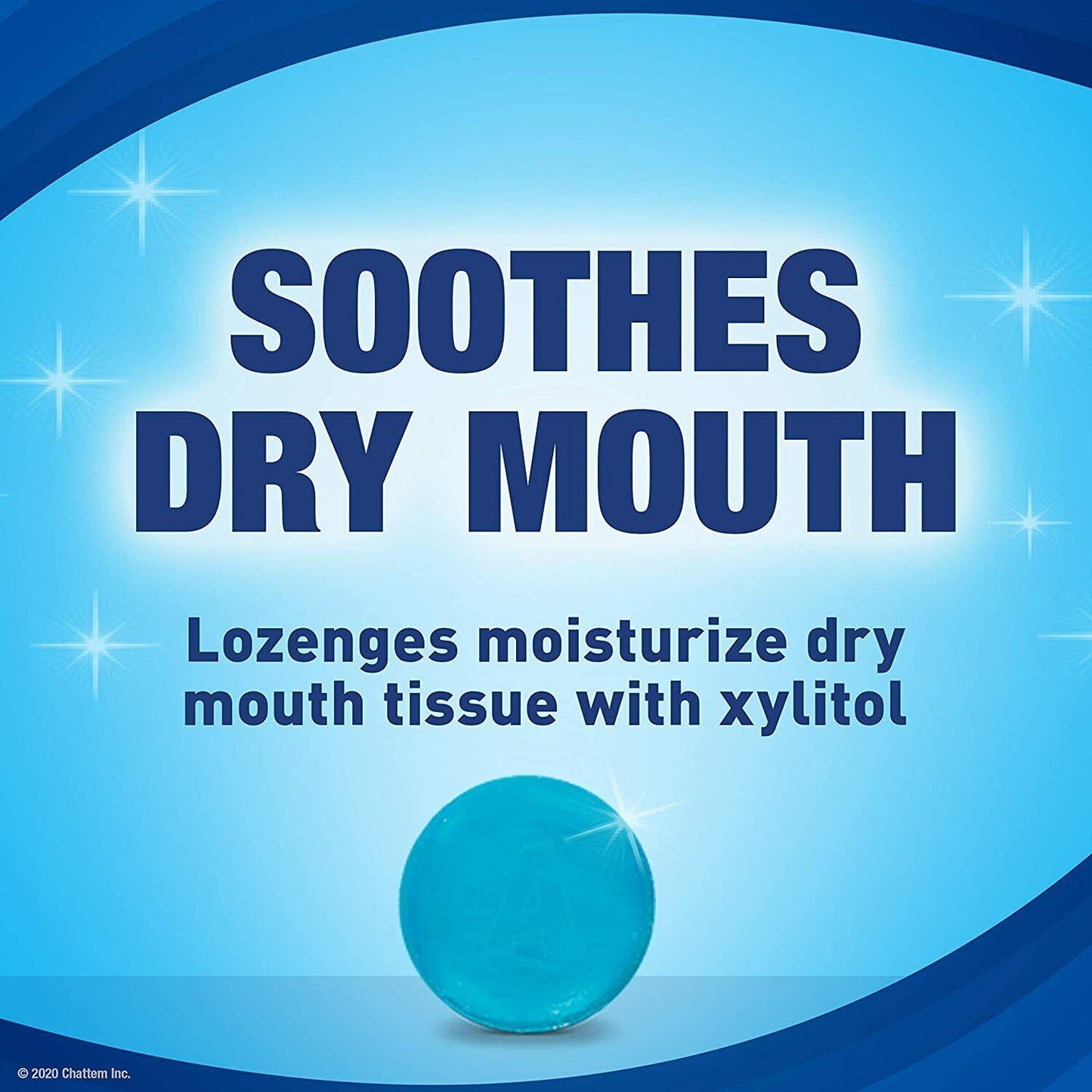 ACT Dry Mouth Relief and Moisturizing Lozenges + Xylitol - Soothing Mint 36 Pack