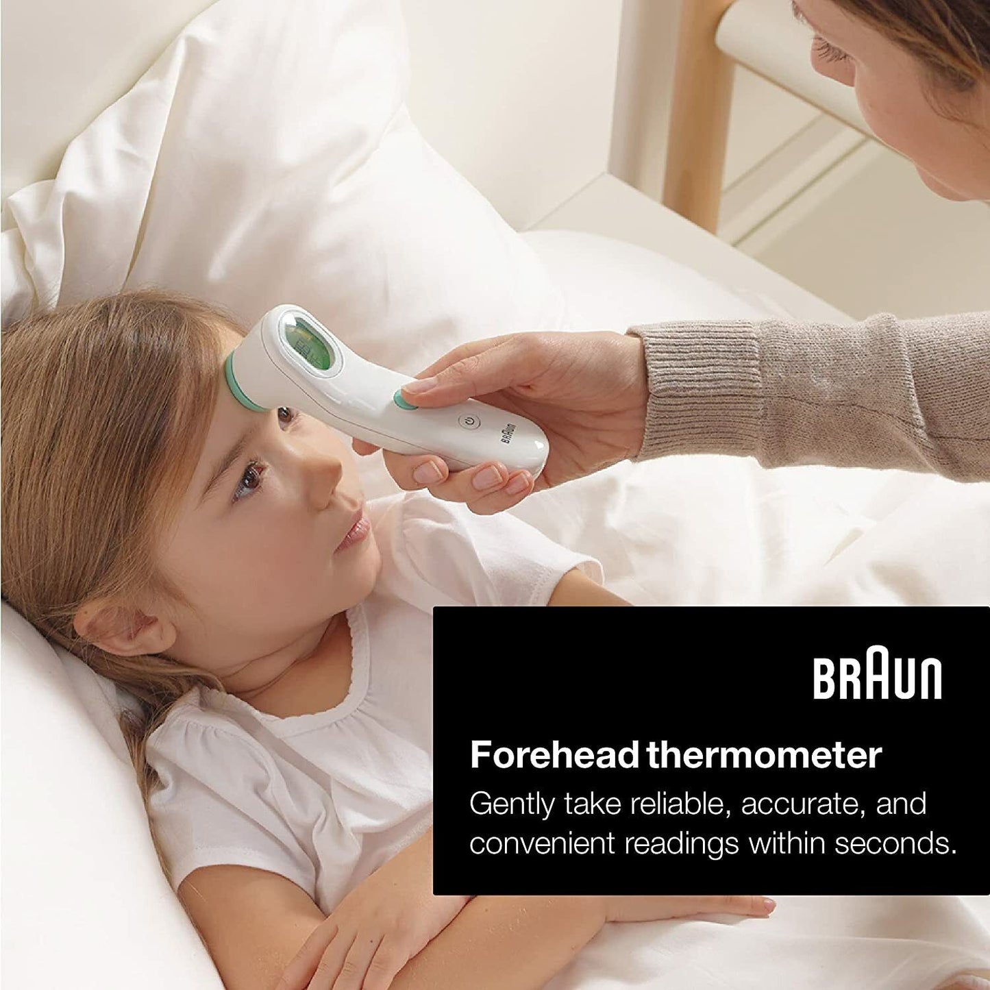 BRAUN Forehead Thermometer BFH175 Professional Accuracy Infants Children Adults