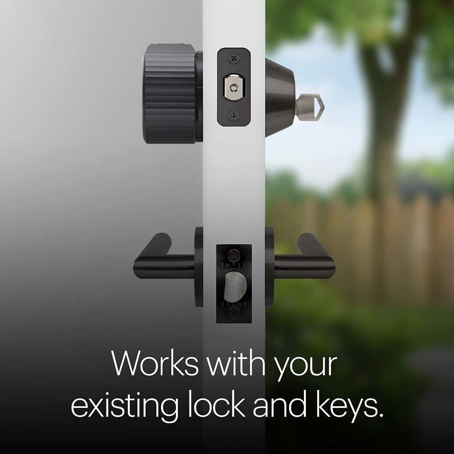 August Wi-Fi Smart Lock & Keypad Bundle 4th Gen Keyless Door Built-In WIFI BLACK