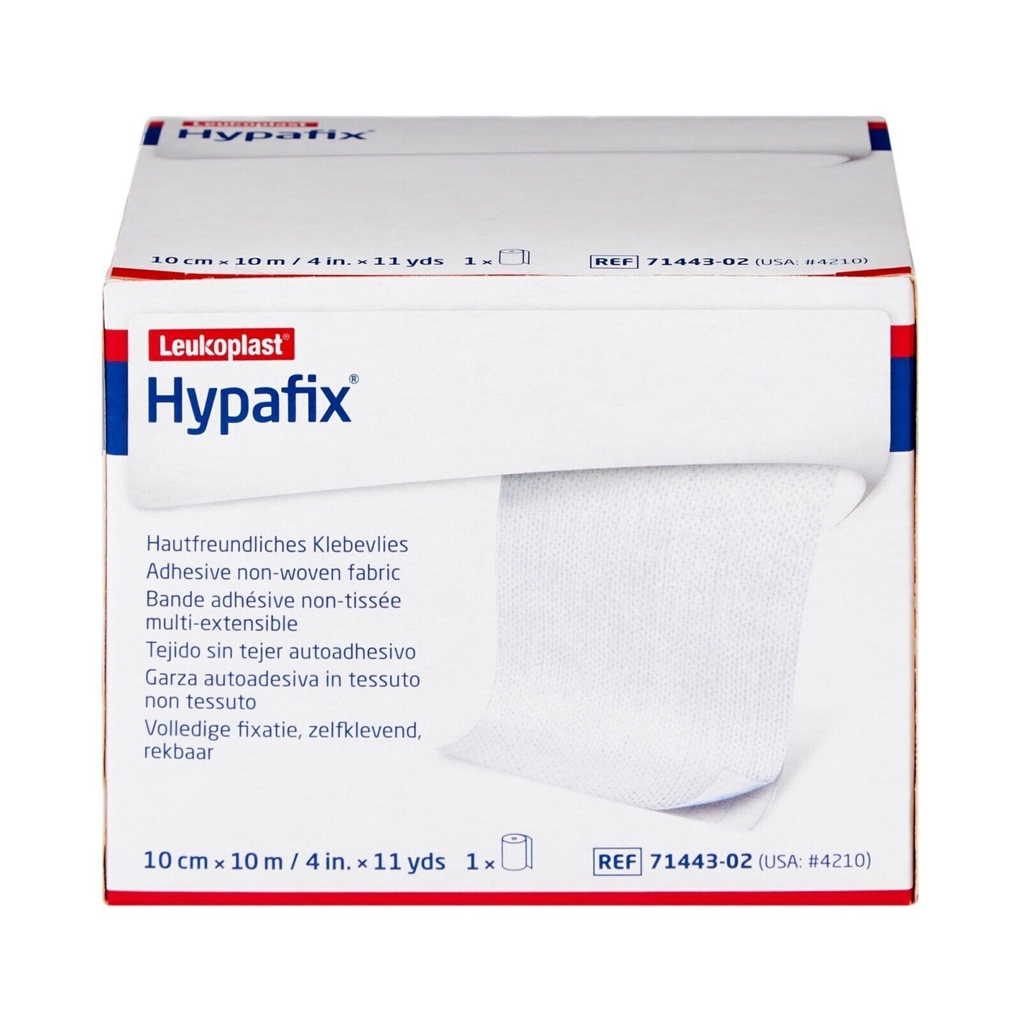Hypafix Self Adhesive Dressing Retention Tape (10cm x 10m) Strong & Easy Removal