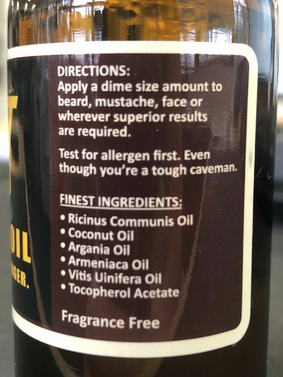 FAST GROW XL Beard & Moustache Accelerator #1 GROWTH OIL BALM 60mL FREE EXPRESS