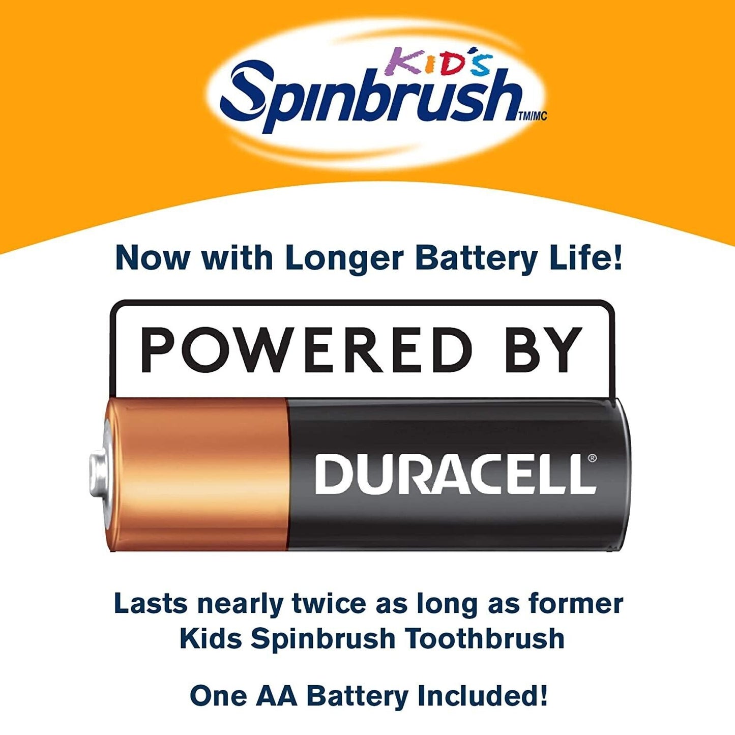 Spinbrush Kids - Battery Power Toothbrush - Soft 3+ Years - Super Mario (Mario)