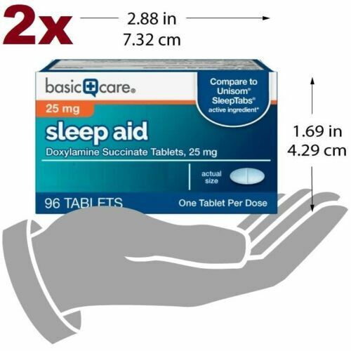 Amazon Care SLEEP AID 25mg 192 Tablets FRESH MELBOURNE STOCK - FREE EXPRESS POST