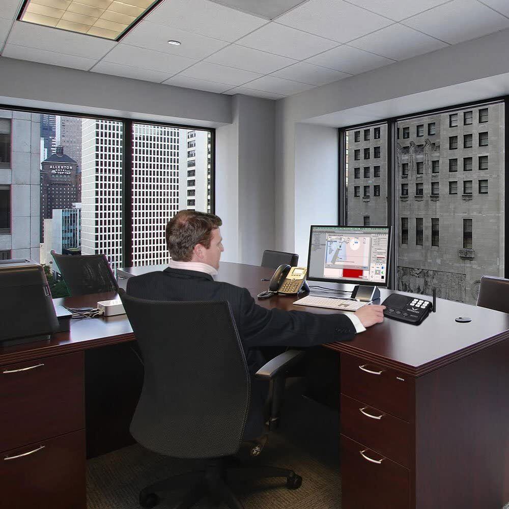 Hosmart Wireless Intercom System 1/2 Mile Long Range 7Channel Security 2 Station