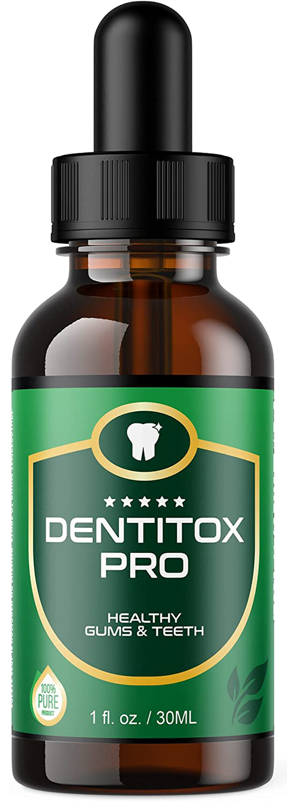 DENTITOX PRO DROPS Healthy Teeth + Gums Eliminates Bacteria 30mL - FREE EXPRESS