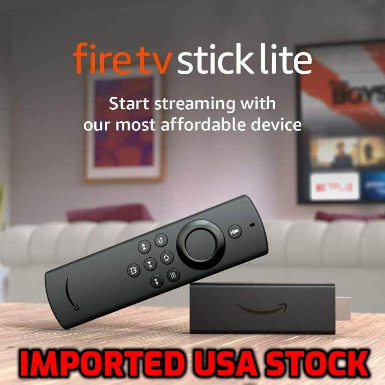 Amazon Fire TV Stick Lite 2020 w/ Alexa VOICE Remote Netflix Disney+ USA VERSION