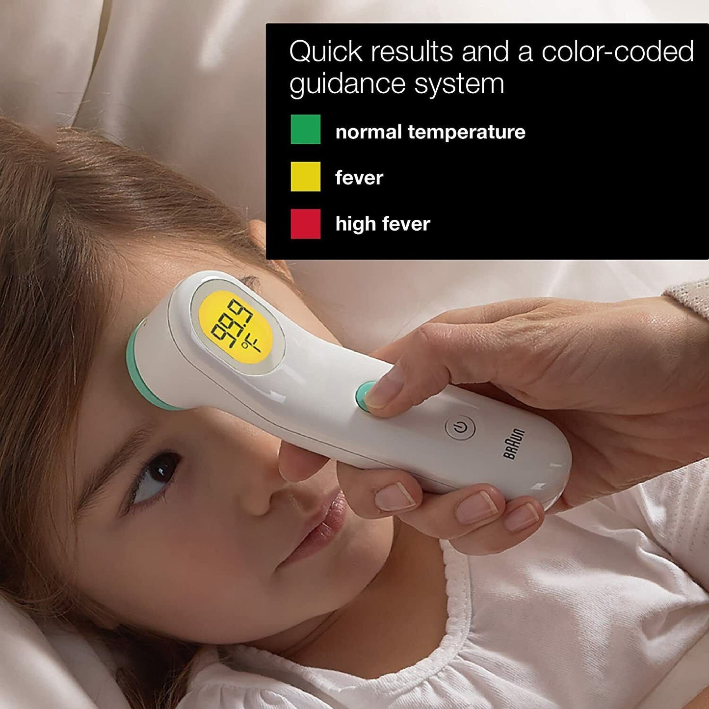 BRAUN Forehead Thermometer BFH175 Professional Accuracy Infants Children Adults