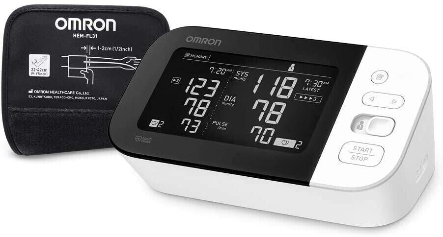 Omron 10 Series BP7450 Bluetooth Wireless Upper Arm Blood Pressure Monitor - NEW