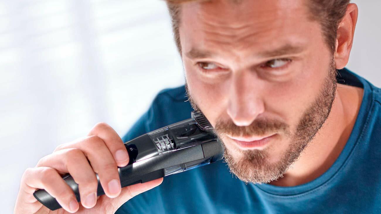Philips Norelco Beardtrimmer Series 7500 Vacuum Beard Stubble Trimmer BT7515/49