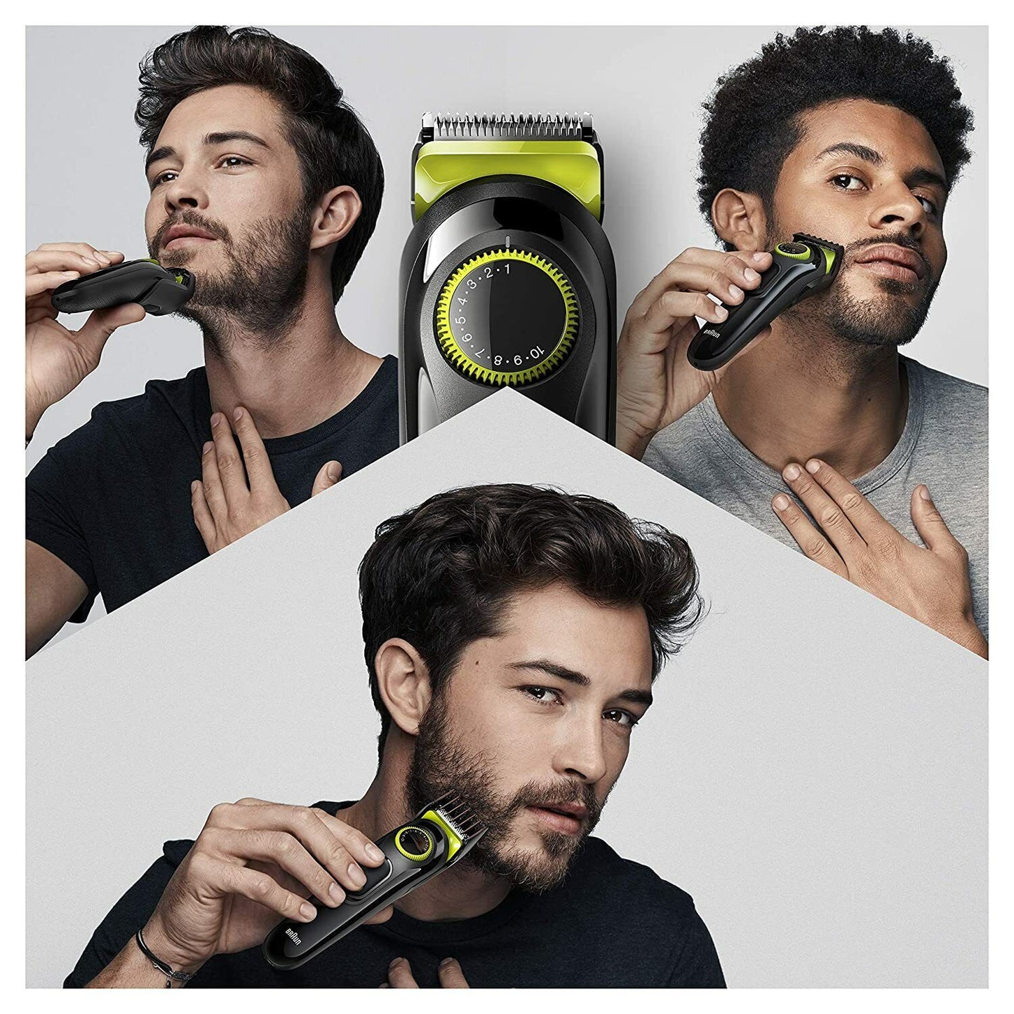 Braun Beard Trimmer 3 BT3221 Cordless Rechargeable Washable Hair Shaver Clipper