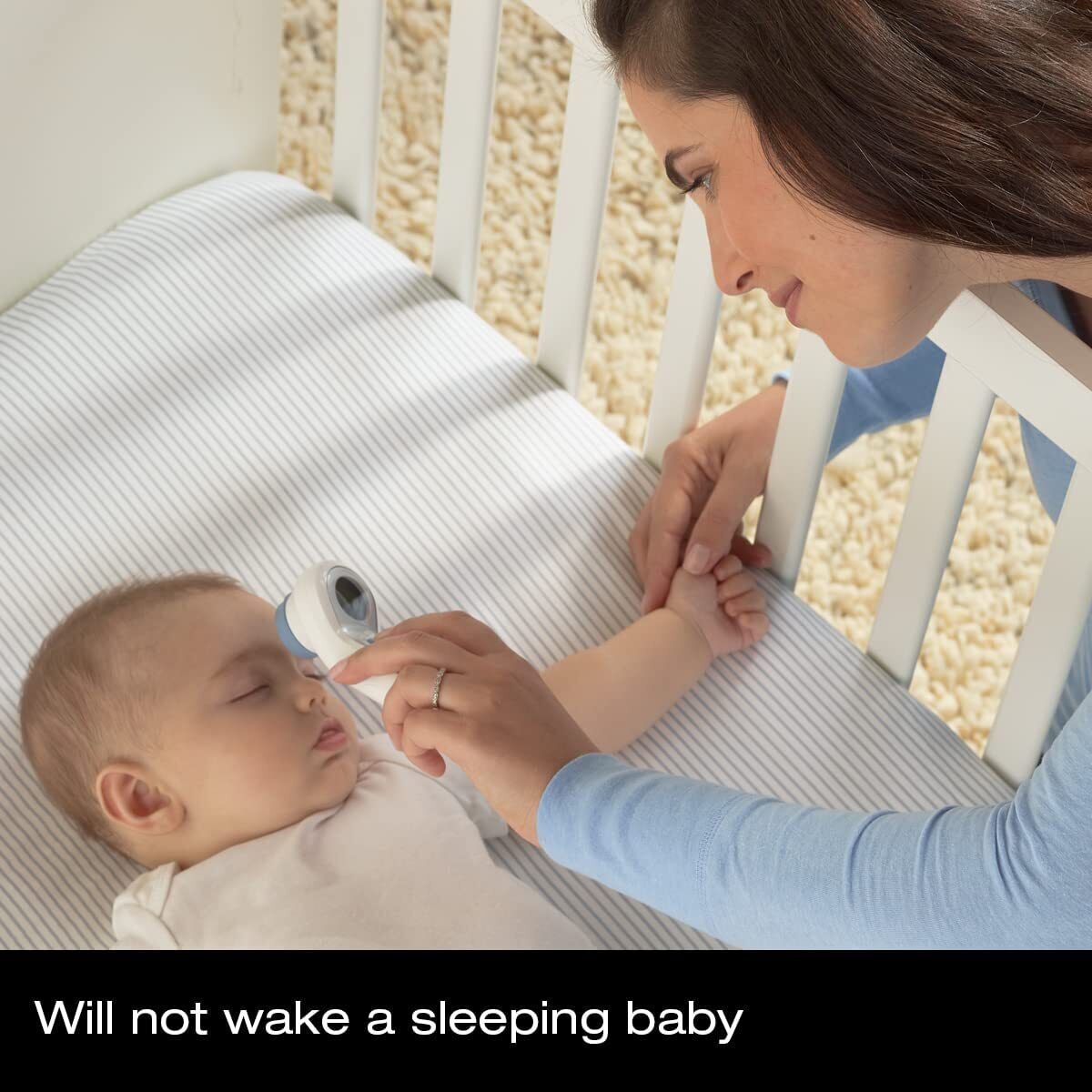 Braun No Touch 3-in-1 Thermometer BNT400 Age Precision Touchless Infrared WHITE