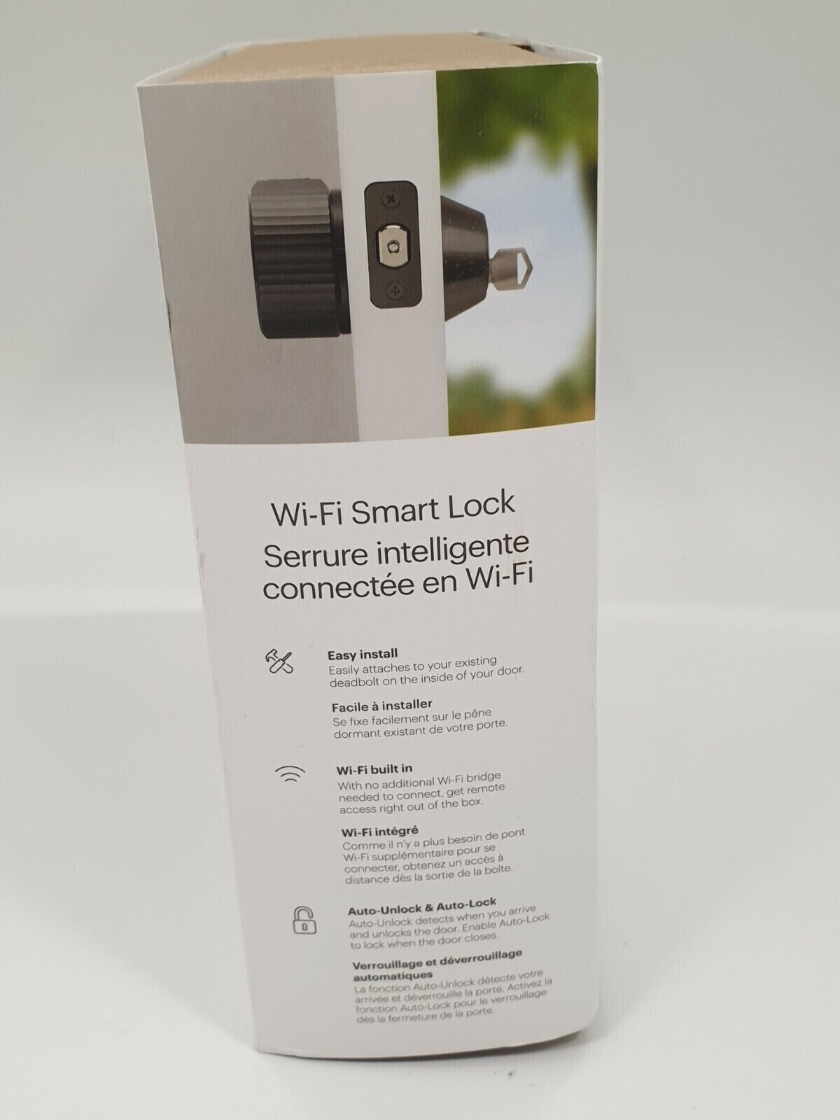 August Wi-Fi Smart Lock & Keypad Bundle 4th Gen Keyless Door Built-In WIFI BLACK