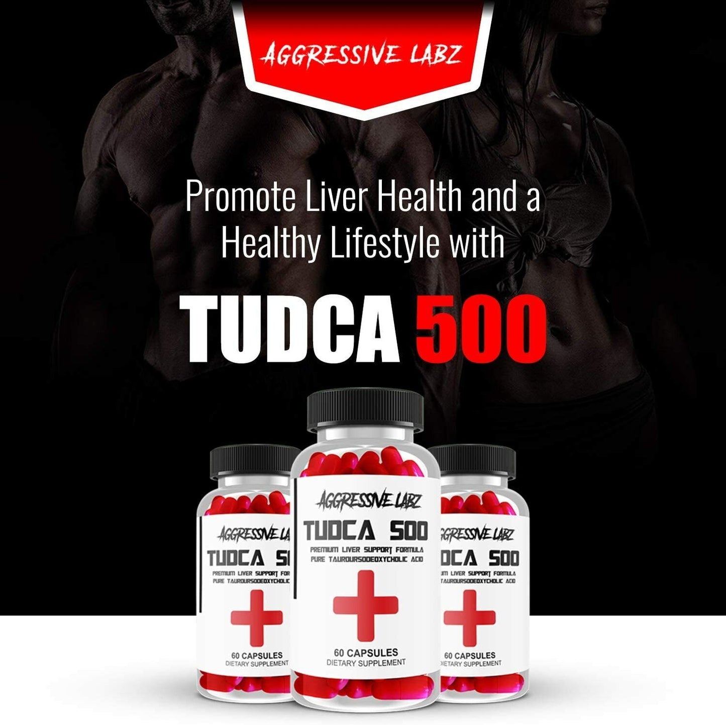 TUDCA 500mgs 60 caps AGGRESSIVE LABZ DOUBLE STRENGTH CYCLE LIVER SUPPORT PCT!