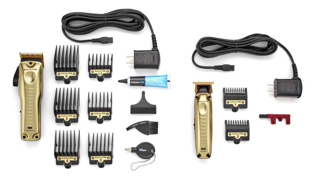 Babyliss Pro LO-PROFX LIMITED EDITION Low Profile Clipper & Trimmer Set - GOLD