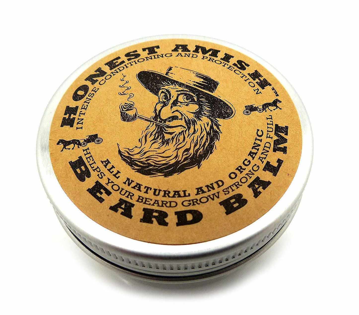 Honest Amish Beard Balm Leave-in Conditioner Natural Organic 60ml NEW & SEALED