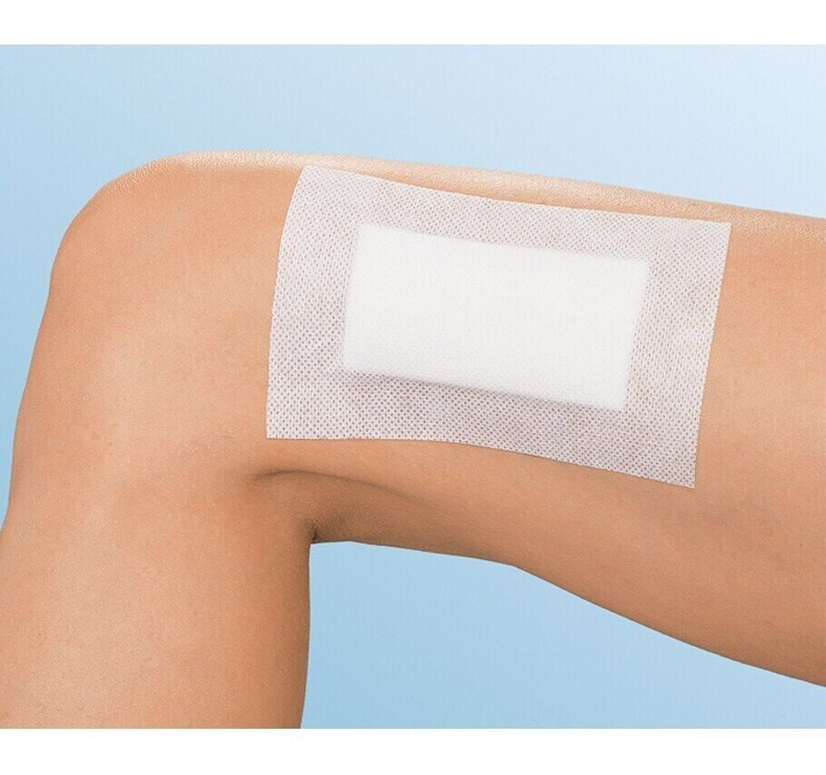 Hypafix Self Adhesive Dressing Retention Tape (10cm x 10m) Strong & Easy Removal