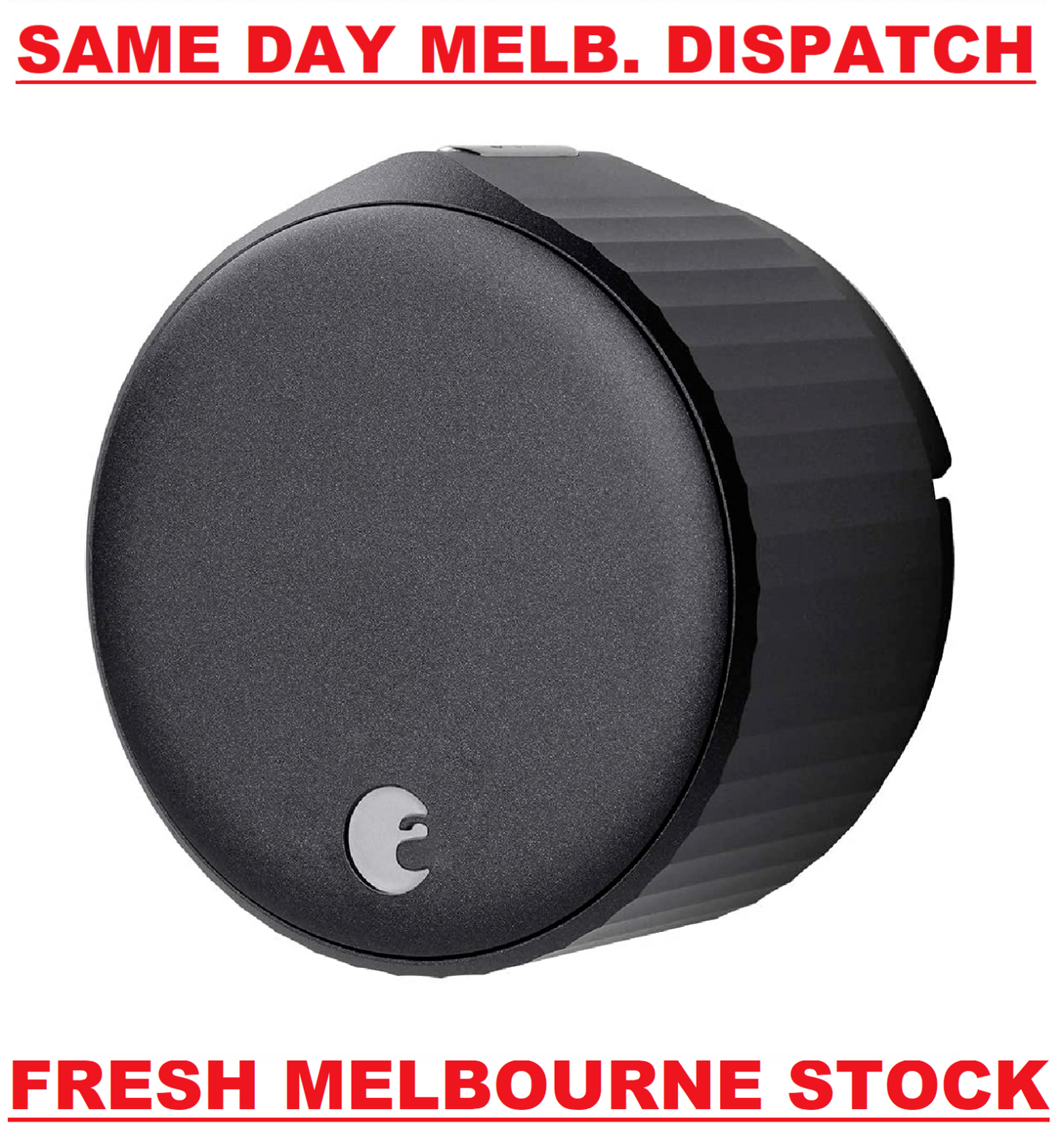 August Wi-Fi Smart Lock 4th Gen App Connect Keyless Door Built-In WIFI BLACK NEW