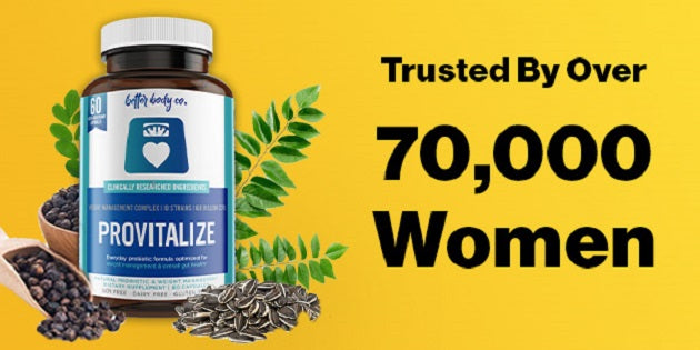 Official Provitalize Australia | 60 Capsules | Probiotic Menopause Supplement Natural Weight Loss Management