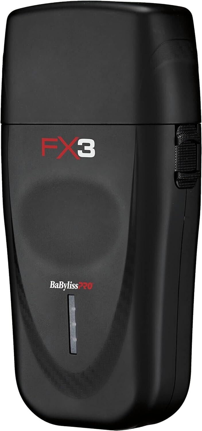 BabylissPRO FX3 Titanium Lithium Double Foil Hair Shaver Babyliss FXX3SB - BLACK