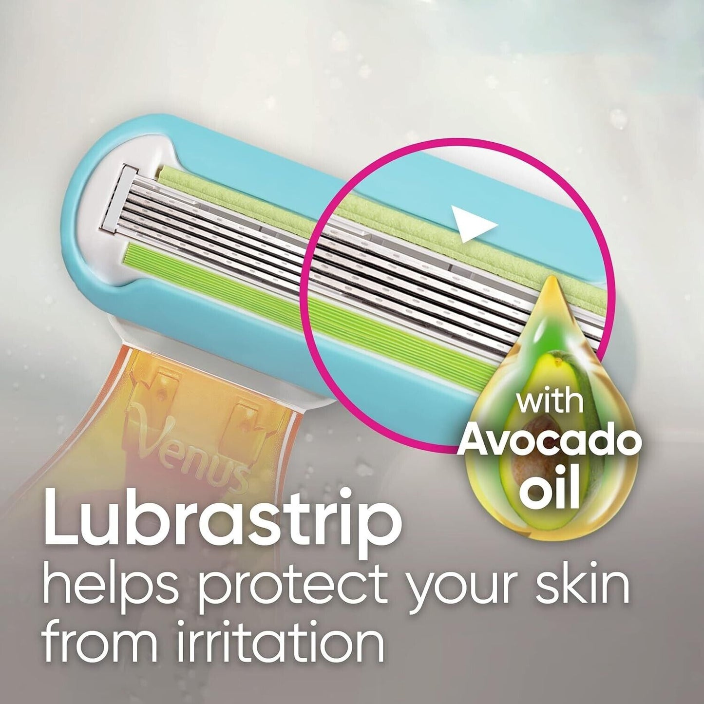 Gillette Venus Mini Extra Smooth Razor - 1 Handle, 1 Refill Blade + Travel Case