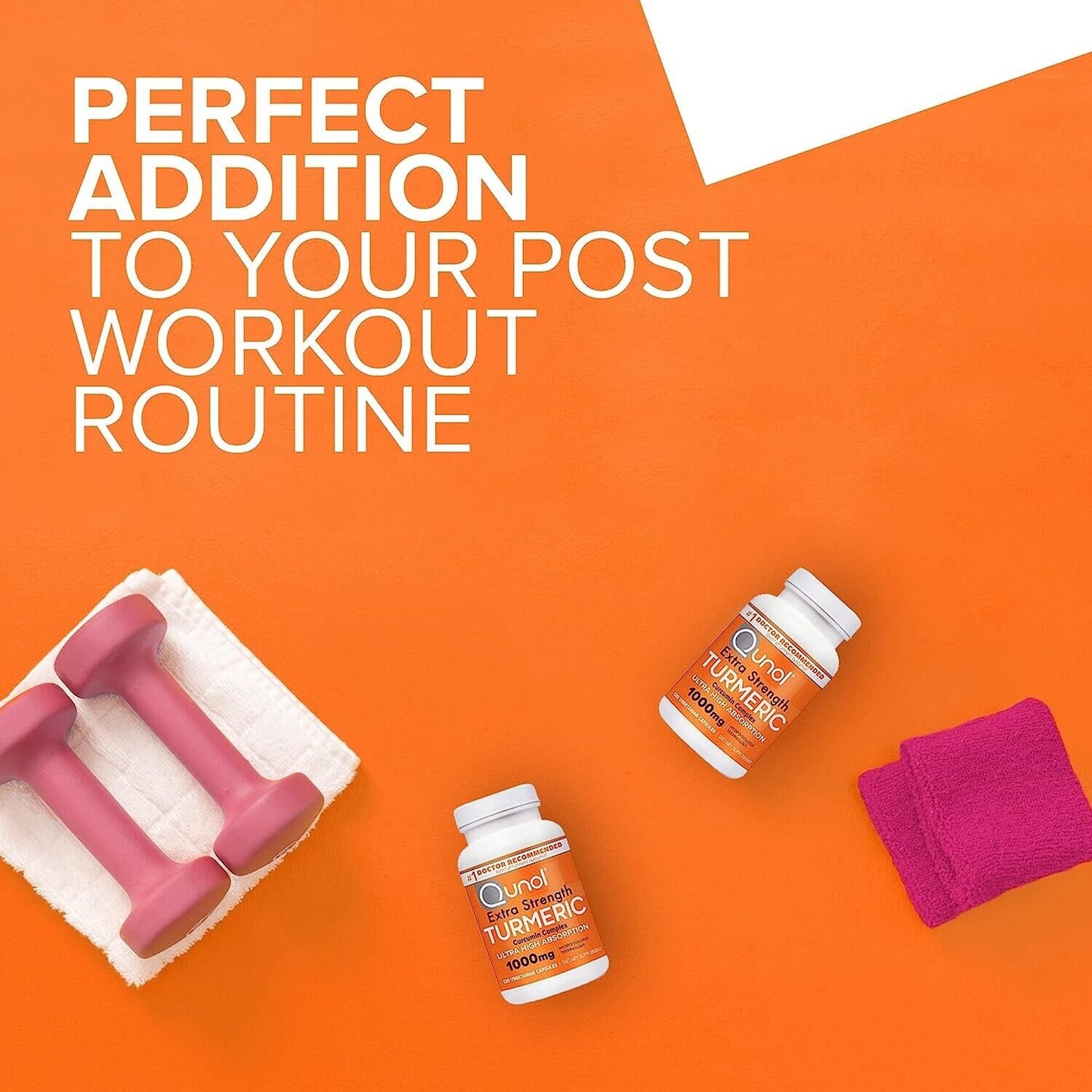 QUNOL EXTRA STRENGTH Turmeric 1000mg Healthy Inflammation Joint Support 120 Caps