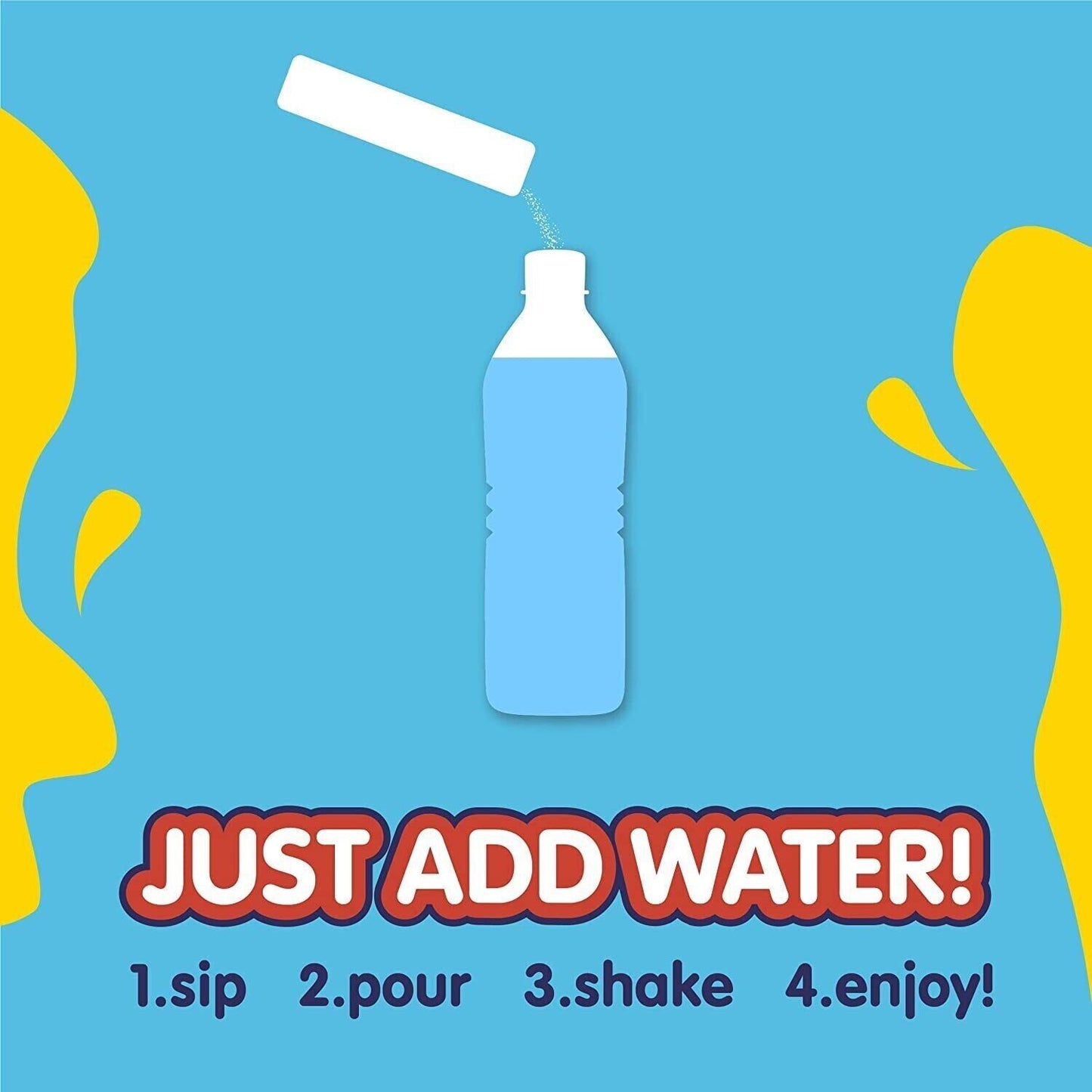 Starburst Drink Mix (sugar free powder) - 4 Flavour Choices - 6 Servings