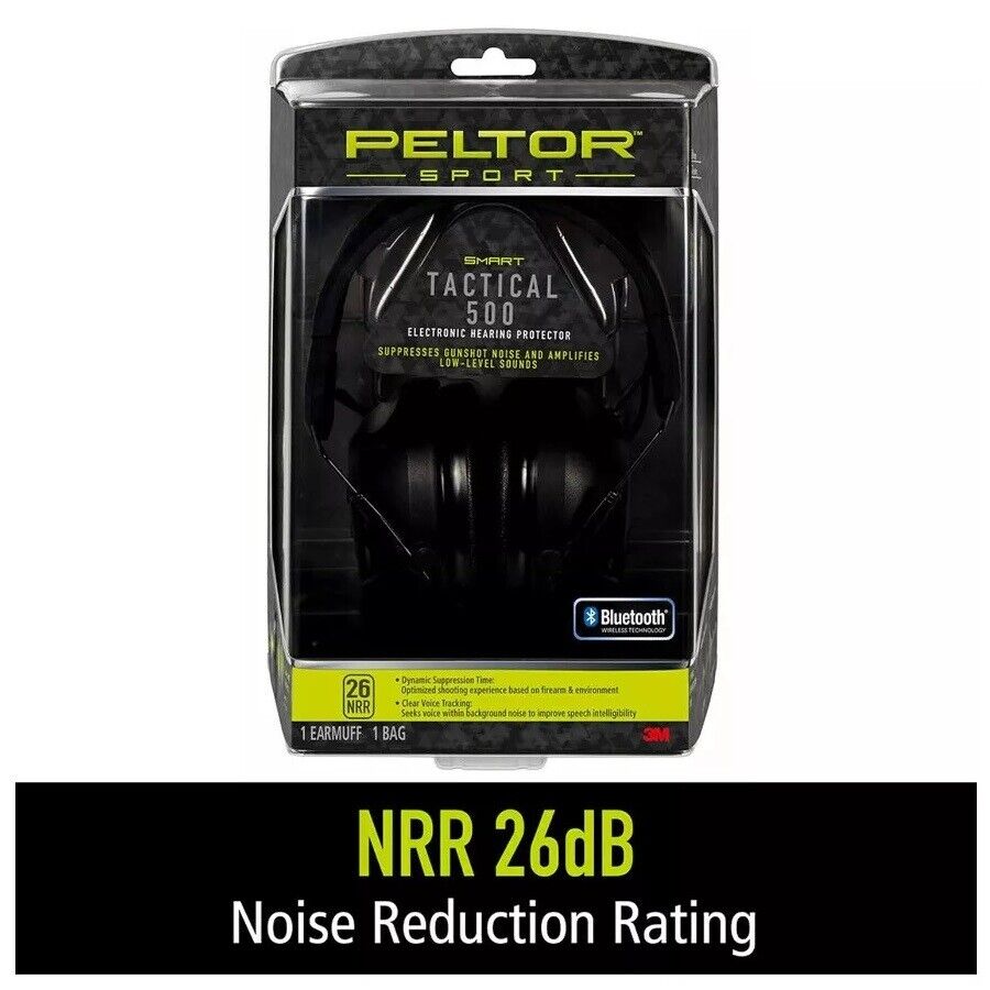 3M Peltor Sport Tactical 500 NRR 26 dB Electronic Bluetooth Hearing Protector