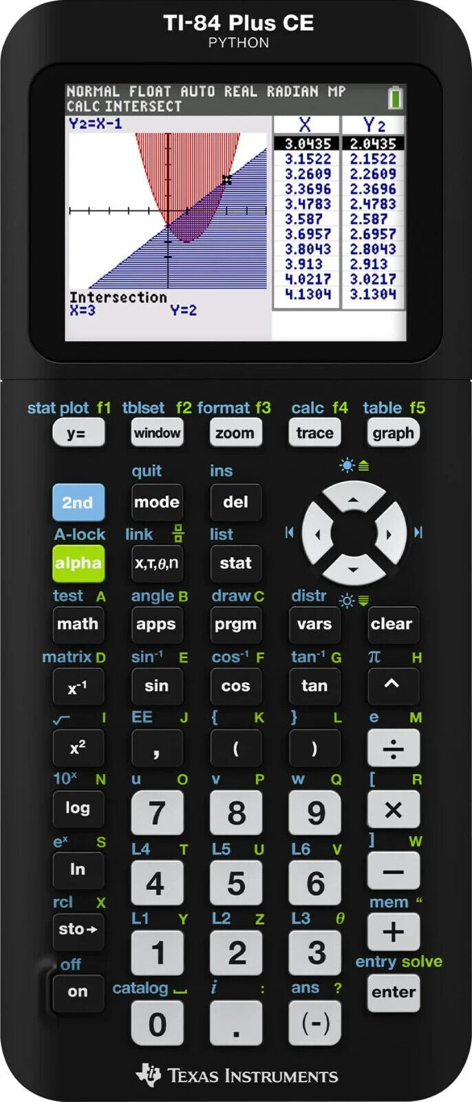 Texas Instruments TI-84 Plus CE PYTHON Graphing Calculator BLACK - FREE SHIPPING