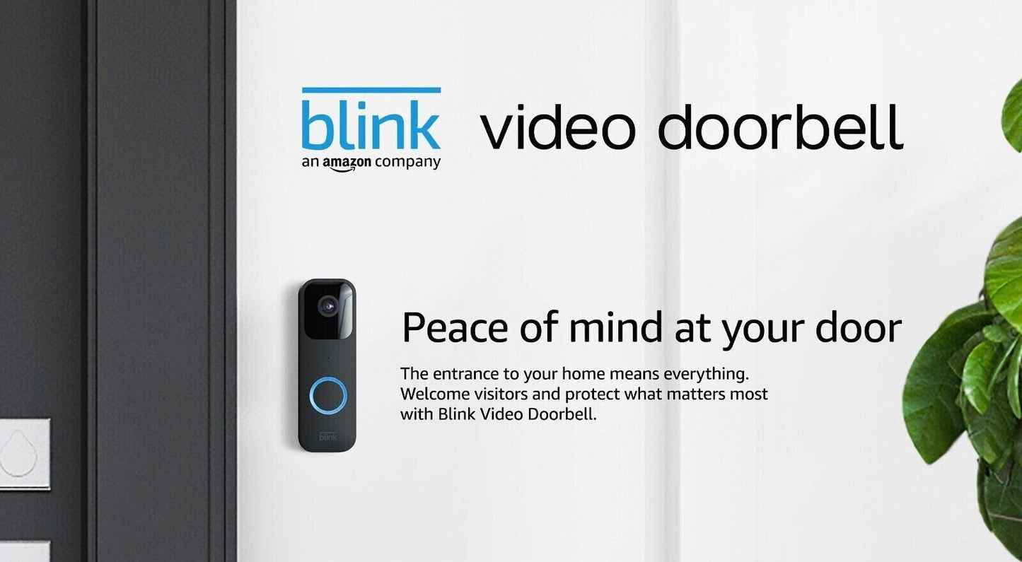 Blink Wireless DoorBell Intercom WiFi Video Phone Ring Door Bell HD Camera Home