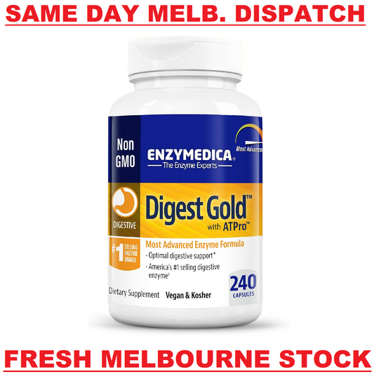 Enzymedica Digest Gold + ATPro Digestive Support Enzyme Formula - 240 Capsules
