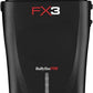 BabylissPRO FX3 Titanium Lithium Double Foil Hair Shaver Babyliss FXX3SB - BLACK
