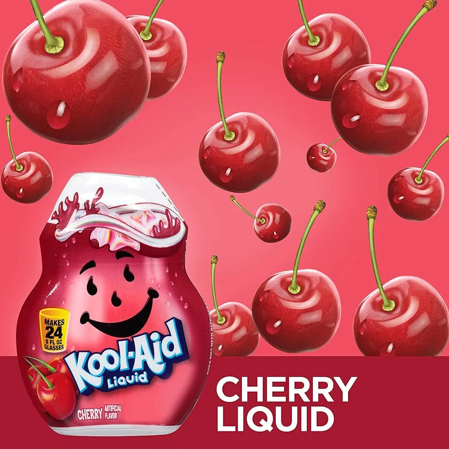 Kool-Aid Liquid - Sugar Free Water Drink Enhancer - 24 Servings