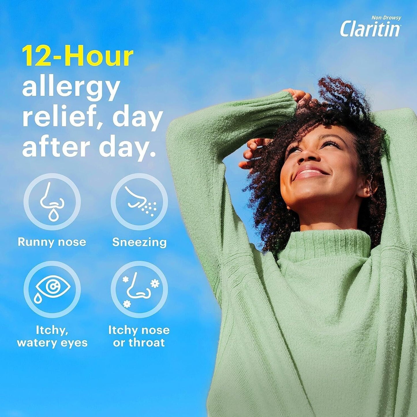 CLARATYNE CLARITIN REDITABS LORATADINE 5MG 12HR ALLERGY RELIEF 30 MELT TABLETS