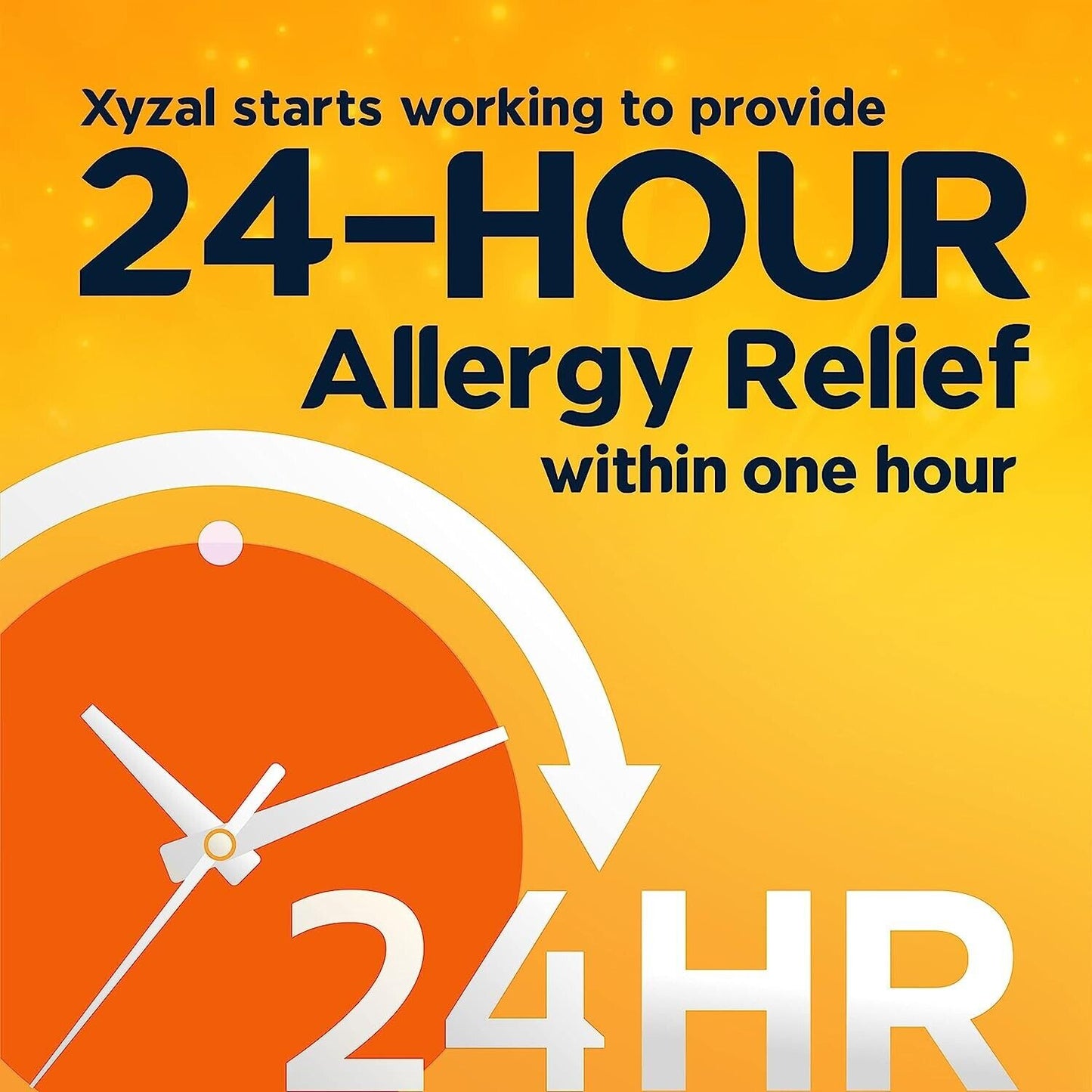 XYZAL ALLERGY 24HR RAPID HAYFEVER RELIEF CETIRIZINE 5MG - 35 TABLETS EXP. 04/25