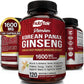 NutriFlair Korean Red Panax Ginseng 1600mg 120 Capsules - FREE EXPRESS POST!
