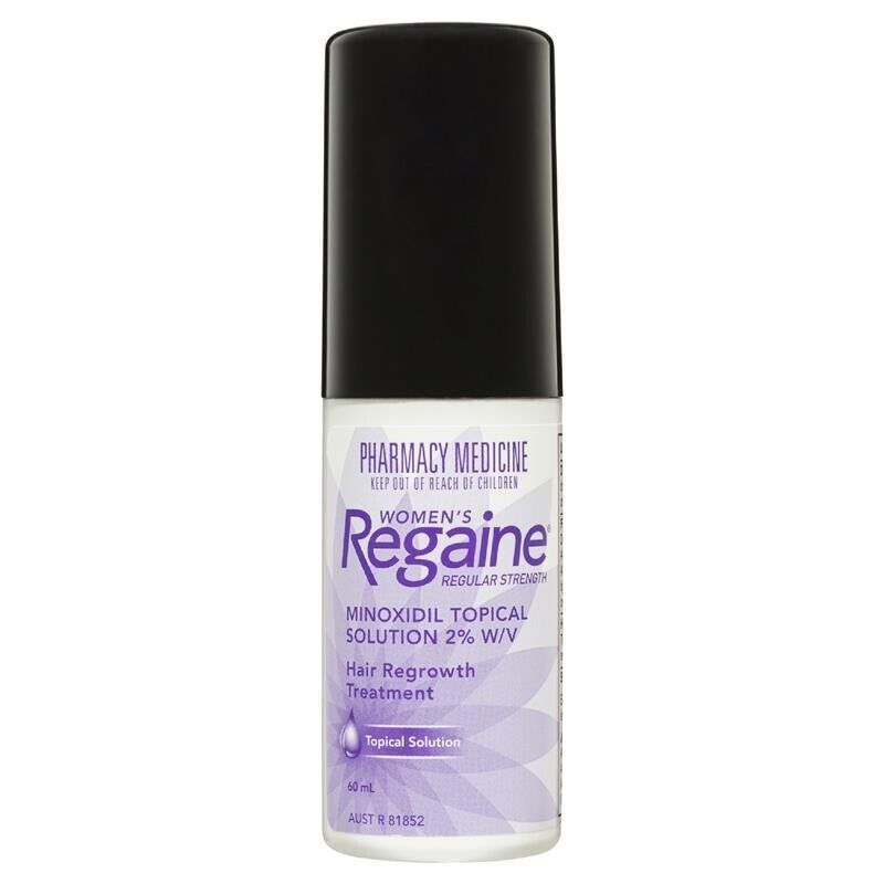 Regaine Rogaine Women's Regular Strength Topical Solution 3x60mL 3 Months Supply