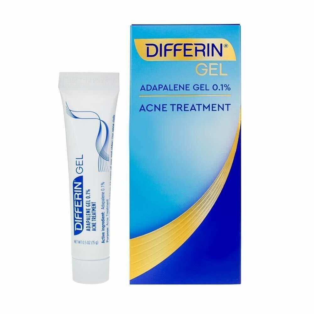 Differin 0.1% Adapalene Gel Maximum Strength Acne Treatment 15g NEW - MELB STOCK